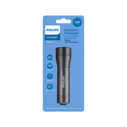 Philips 4000 series SFL4000T/10, Lampe torche, Noir, Aluminium, IPX4, LED, 120 lm