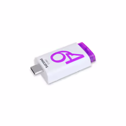 Philips Click lecteur USB flash 64 Go USB Type-C 3.2 Gen 1 (3.1 Gen 1) Violet, Blanc - Vue supplémentaire 4