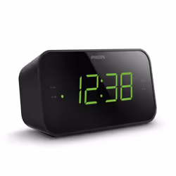 Philips TAR3306/12, Réveil numérique, Rectangle, Noir, FM, 87,5 - 108 MHz, Chine