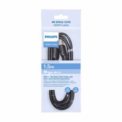Philips SWV5510/00 câble HDMI 1,5 m HDMI Type A (Standard) Noir