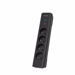 Philips SPN7040BA/60, 600 J, 6 sortie(s) CA, 3680 W, 16 A, Noir, 2 m