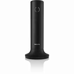 Philips M4501B/34, Téléphone DECT, Combiné filaire, Haut-parleur, 50 entrées, Identification de l'appelant, Noir