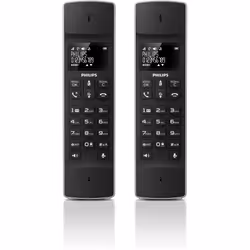 Philips M4502B/34 téléphone Téléphone DECT Identification de l'appelant Noir