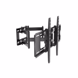 Philips Support mural articulé pour écrans plats de 23’’ à 80’’, 200 x 100 mm, 600 x 400 mm, -15 - 15°, 180°, Métal, Noir