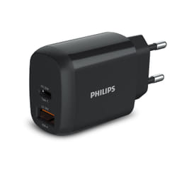 Philips Chargeur secteur 18W 1 port USB-Type C et 1 USB-A