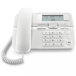 Philips Téléphone fixe M20W/00 Blanc Noir
