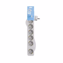 Philips CHP2164W/62 unité de distribution d'énergie 6 sortie(s) CA Blanc