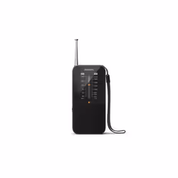 Philips TAR1509/00, Portable, Analogique, AM, FM, Analogique, 3,5 mm, Noir