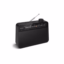 Philips TAR2509/10, Portable, Analogique, AM, FM, Analogique, 3,5 mm, Noir