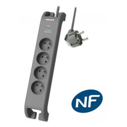 MCL SPN3140A/19 multiprise 2 m 4 sortie(s) CA Intérieure Gris
