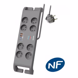 MCL SPN9180GA/19, 2 m, Intérieure, Géré, Gris, GaN, NF, ROHS, CE