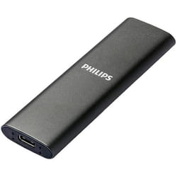 SSD Externe - PHILIPS - 500 Go - Ultra Fin - Vitesse de Lecture 540 Mo/s - USB-C