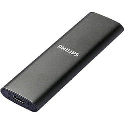 SSD Externe Portable - PHILIPS - 1 To - Ultra Fin - Vitesse de Lecture jusquà 540 Mo/s - USB-C