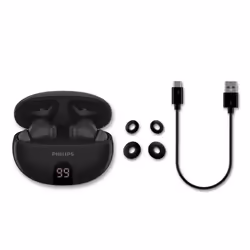 Philips TAT2520BK/00 écouteur/Casque Sans fil Bluetooth Noir - Vue supplémentaire 6