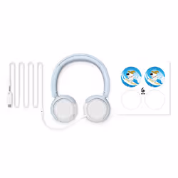 Philips TAK2000BL/00 casque Avec fil Arceau Appel/Musique/TV Bleu - Vue supplémentaire 4