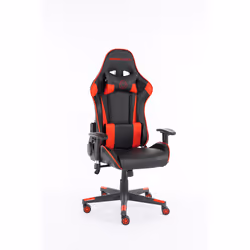 Momo Design MD-GC005A-KR Siège pour jeu vidéo Fauteuil de gaming Siège rembourré Noir, Rouge - Vue supplémentaire 3