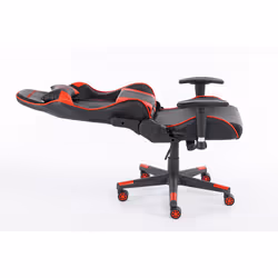 Momo Design MD-GC005A-KR Siège pour jeu vidéo Fauteuil de gaming Siège rembourré Noir, Rouge - Vue supplémentaire 4