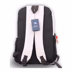 NASA BAG05-W sac à dos City backpack Noir, Blanc Oxford