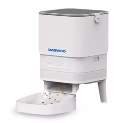 Daewoo D-PF13 gamelle et abreuvoir pour chiens et chats Acrylonitrile-Butadiène-Styrène (ABS) Gris, Blanc Universel Distributeur automatique pour animaux de compagnie - Vue supplémentaire 2