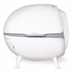 Daewoo D-HIPC101 bac à litière pour chiens et chats Chat Bac à litière autonettoyant Gris, Blanc