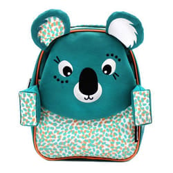 Sac à dos enfant - LES DÉGLINGOS - Berlingos le koala - Bleu motif koala - 23x10x30 cm - Polyester recyclé