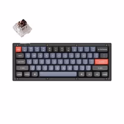 Clavier Mécanique - Keychron - V4 GMK Knob RGB - Rétroéclairage RGB - Switchs Marron - Design Compact 60%