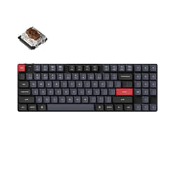 Keychron K13 Pro clavier USB + Bluetooth QWERTY Anglais britannique Noir, Gris, Rouge