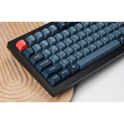 Keychron V1 Max Swappable RGB Backlight Banana Switch - Black - Knob Version US