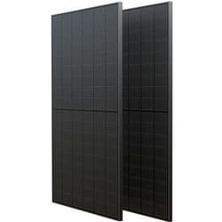 Lot de 2 panneaux solaires ECOFLOW OB03260 - 2x 400 W - Conçu pour lextérieur - Indice détanchéité IP68 - Cadre en aluminium