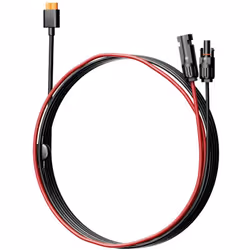Description générale Le câble de charge solaire ECOFLOW MC4-XT60i de 2,5 m permet de connecter un panneau solaire à des stati ...