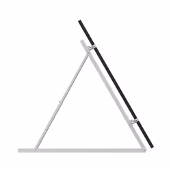 Support de fixation pour 4x 100W ou 2 x 400W de panneau solaire rigide Ecoflow pour une utilisation dans un jardin