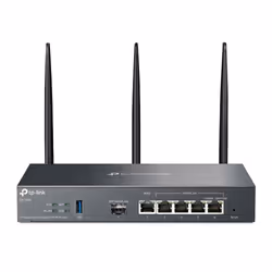 TP-Link Omada ER706W, Bi-bande (2,4 GHz / 5 GHz), Ethernet/LAN, Noir, Routeur de bureau/poteau