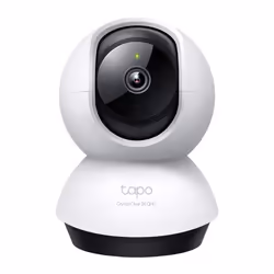 TP-Link Tapo C220, Caméra de sécurité IP, Intérieure, Sans fil, Bureau, Blanc, Noir, Sphérique