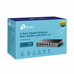 TP-Link TL-SG1005P-PD commutateur réseau Gigabit Ethernet (10/100/1000) Connexion Ethernet, supportant l'alimentation via ce port (PoE) Noir - Vue supplémentaire 6