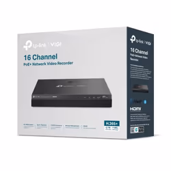 TP-Link VIGI NVR2016H-16MP Enregistreur vidéo sur réseau Noir - Vue supplémentaire 4