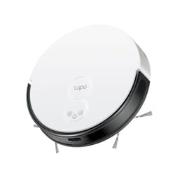 TP-Link Tapo RV20 Mop robot aspirateur 0,4 L Sans sac Noir, Blanc