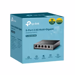 TP-Link TL-SG105S-M2 commutateur réseau Géré 2.5G Ethernet (100/1000/2500) Noir - Vue supplémentaire 6