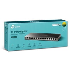 TP-Link Omada DS116GE commutateur réseau Géré L2 Gigabit Ethernet (10/100/1000) Noir