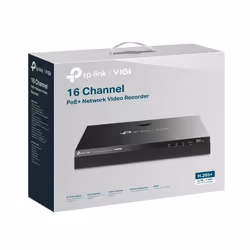 TP-Link VIGI VIGINVR2016H-16MP4TB Enregistreur vidéo sur réseau Noir - Vue supplémentaire 5