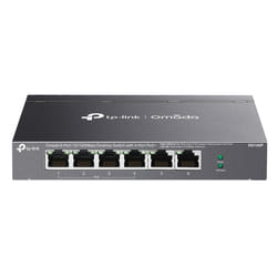 TP-Link Omada DS106P commutateur réseau Non-géré Fast Ethernet (10/100) Connexion Ethernet, supportant l'alimentation via ce port (PoE) Noir