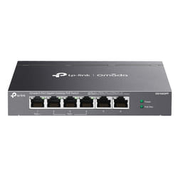 TP-Link Omada DS106GPP commutateur réseau Non-géré Gigabit Ethernet (10/100/1000) Connexion Ethernet, supportant l'alimentation via ce port (PoE) Noir
