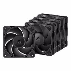 ARCTIC Freezer P12 Pro PST - 5 Pack, Ventilateur, 12 cm, 131 m³/h, Noir