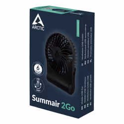 ARCTIC Summair 2Go Noir 9,1 cm Ventilateur portable - Vue supplémentaire 8