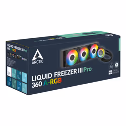 ARCTIC Liquid Freezer III Pro 360 A-RGB Processeur Kit de refroidissement du liquide 12 cm Noir 1 pièce(s) - Vue supplémentaire 6