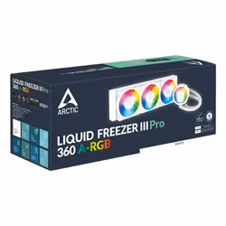 ARCTIC Liquid Freezer III Pro 360 A-RGB (White) Processeur Kit de refroidissement du liquide 12 cm Blanc 1 pièce(s) - Vue supplémentaire 6