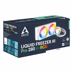 ARCTIC Liquid Freezer III Pro 280 A-RGB (White) Processeur Refroidisseur de liquide tout-en-un 12 cm Blanc 1 pièce(s) - Vue supplémentaire 6