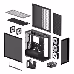 ARCTIC Xtender VG (Black) Midi Tower Noir - Vue supplémentaire 8