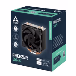 ARCTIC Freezer 36-S Processeur Refroidisseur d'air 12 cm Noir, Acier inoxydable 1 pièce(s) - Vue supplémentaire 7