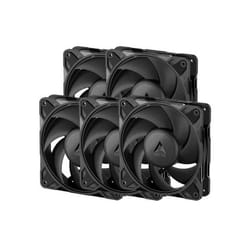Refrigeración Aire Arctic PWM 120 mm Negro P12 Pro LN Pack 5 unidades