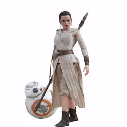 Statue Statuette Hot Toys MMS337 - Star Wars : The Force Awakens - Rey And BB-8